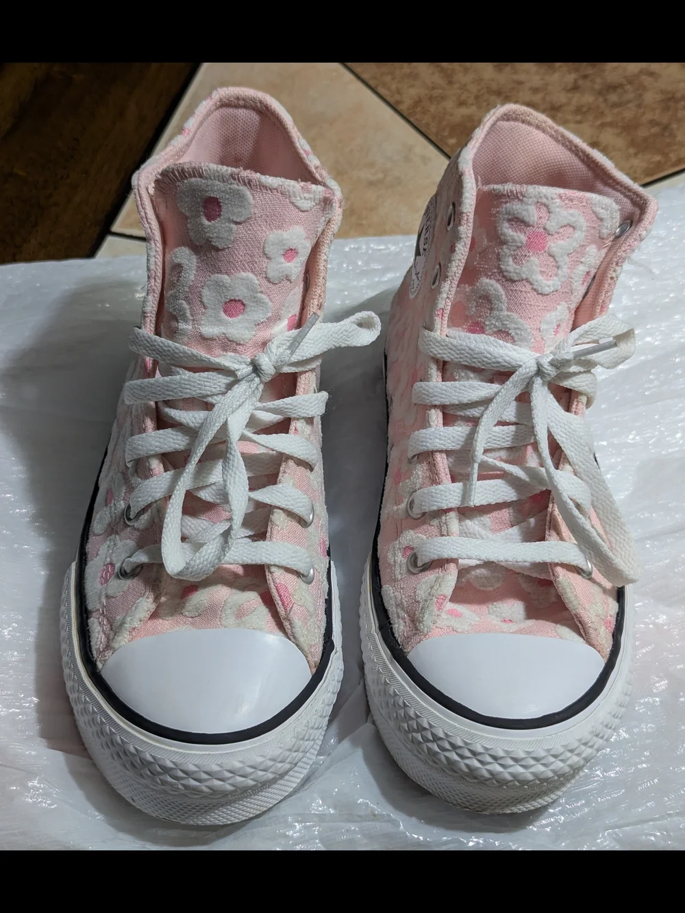 Converse All-Star Pink High-Top Canvas Sneakers